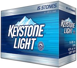 Keystone Lager - Light - 15Pk can - Save $2.25 Keystone Lager - Light - 15Pk can - Save $2.25