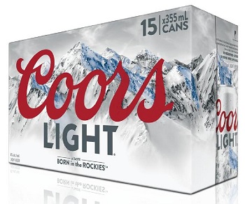 Coors Light Beer - 15Pk can - Save $2.35 Coors Light Beer - 15Pk can - Save $2.35