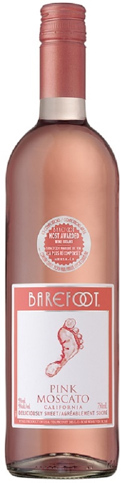 Barefoot Wines - Pink Moscato - 750ml - Save $1.00 Barefoot Wines - Pink Moscato - 750ml - Save $1.00