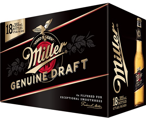 Miller Genuine Draft Lager - 18PB - Save $3.00 Miller Genuine Draft Lager - 18PB - Save $3.00