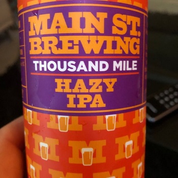 Main Street Brewing - 1000 Mile Hazy IPA - 4x473ml - Save $1.60 Main Street Brewing - 1000 Mile Hazy IPA - 4x473ml - Save $1.60
