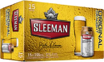 Sleeman Brewing - Original Draught - 15Pk can - Save $4.00 Sleeman Brewing - Original Draught - 15Pk can - Save $4.00