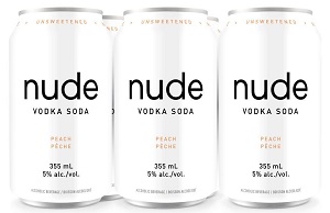 Nude Vodka Soda - Peach - 6Pk can - Save $1.65 Nude Vodka Soda - Peach - 6Pk can - Save $1.65