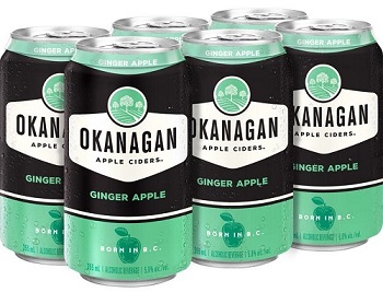 Okanagan Cider - Ginger Apple - 6Pk can - Save $2.00 Okanagan Cider - Ginger Apple - 6Pk can - Save $2.00