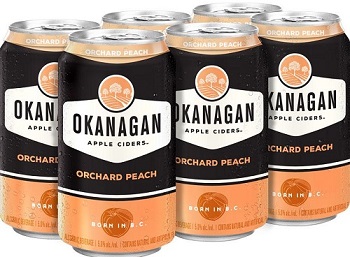 Okanagan Cider - Orchard Peach - 6Pk can - Save $2.00 Okanagan Cider - Orchard Peach - 6Pk can - Save $2.00