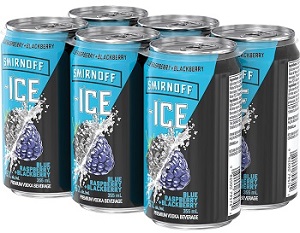Smirnoff Ice Vodka Cooler - Black Raspberry/Blackberry - 6Pk can - Save $1.00 Smirnoff Ice Vodka Cooler - Black Raspberry/Blackberry - 6Pk can - Save $1.00