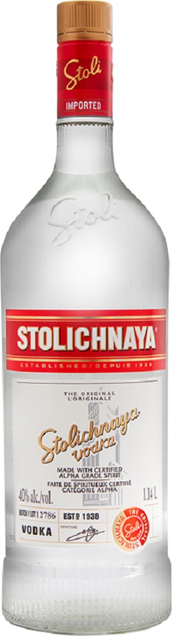 Stolichnaya Vodka - 1.14L - Save $3.15 Stolichnaya Vodka - 1.14L - Save $3.15