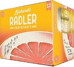 RickardsRadler12CAN WOW!! Rickards Radler - 12x355ml - Save $4.00!! WOW DEAL!!