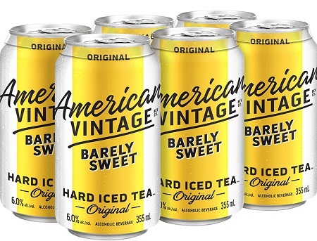 AVBarelySweet6arNEWCAN American Vintage Tea - Barely Sweet - 6Pk - Save $1.70