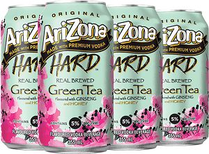 Arizona Gr.Tea 6AR Arizona Hard Tea - Green Tea - 6Pk - Save $1.65