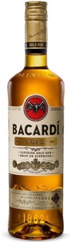 BacardiGoldNEW Bacardi - Gold Rum - 750ml - Save $1.60