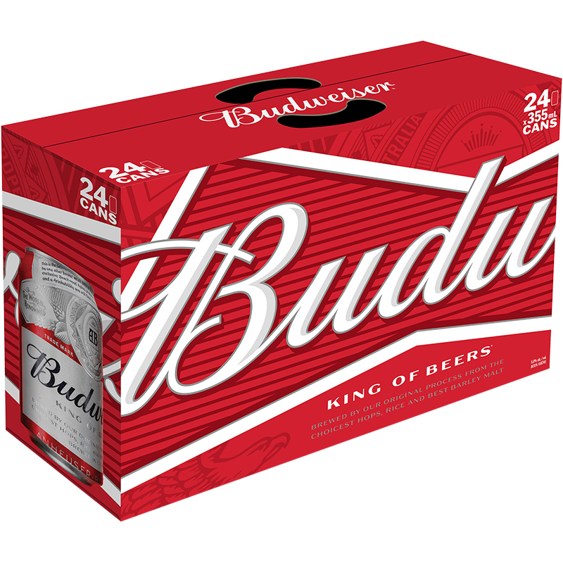 Bud24PkNEW Budweiser - 24Pk - Save $2.00