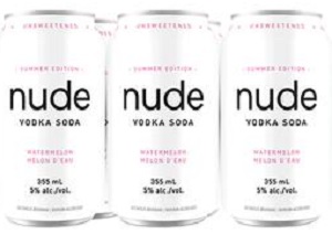 Nude_Watermelon_6AR Nude Vodka Soda - Watermelon - 6Pk - Save $3.35