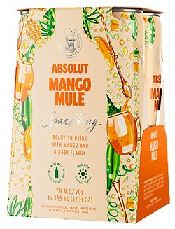 Absolut Mango Mule $PK Absolut Mango Mule - 4x355ml - Save $1.60