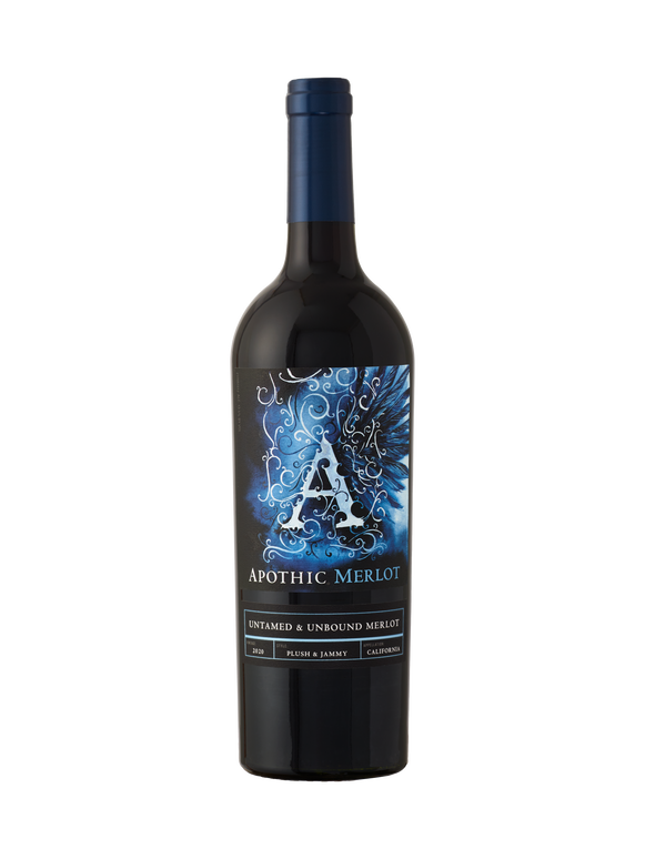 Apothic Merlot - Blended Blueberry and Black Cherry fruit characteristics that fit with the subtle Vanilla /Coconut oak, blended Teroldego into this wine to complement it’s uniquely approachable pallet, and deliver some additional jammy characters (boysenberry and blueberry jam). Yum!