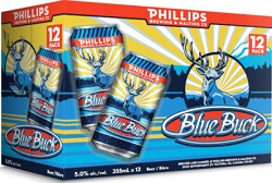 Phillips Brewing - Blue Buck Lager - 12x355ml - Save $1.00