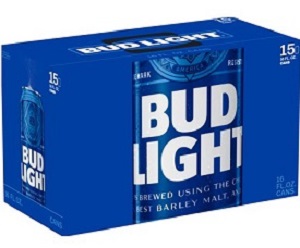 Bud Light Lager - 15x355ml - Save $2.50