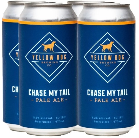 Yellow Dog Brewing - Chase My Tail Pale Ale - 4x473ml - Save $1.65
