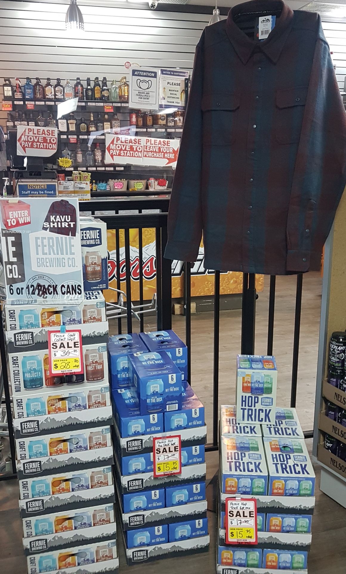 Fernie SHIRT Enter to win this casual fit and snap front shacket, that's perfectly layered for those cool, shoulder season days - or throw it on under a coat for effortless style in the winter! Just purchase any #FernieBrewing , and enter your name in the draw for a chance to win!!