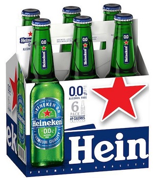 Heineken Lager 0.0% - 6x341ml - Save $1.60