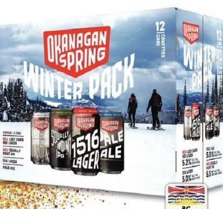 Okanagan Springs Brewing - Winter Craft Pack - 12x355ml - Save $3.95