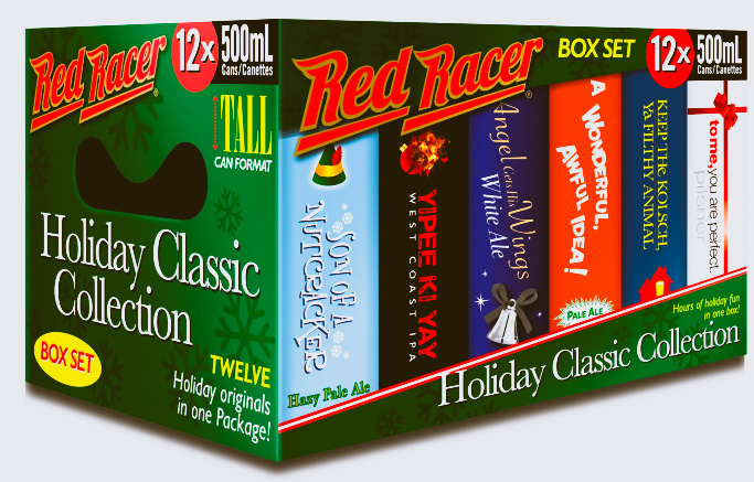 Red Racer Holiday Collection features twelve unique holiday movie-themed beers, to enjoy the festivities with family and friends!!