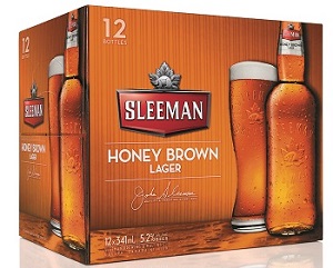Sleeman Honey Brown Lager - 12PB - Save $5.40