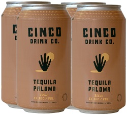 Cinco - Tequila & Paloma - 4x355ml