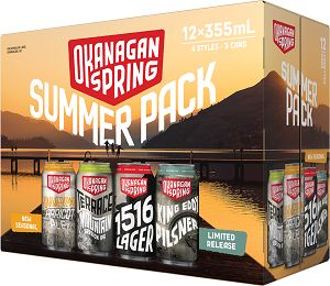 Okanagan Springs Summer Mixer - 12x355ml - Save $3.60