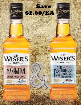 WISERS VIP Wiser's Manhattan & Old Fashion - 200ml - Save $2.00