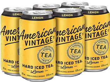 American Vintage Hard Tea - 6x355ml - Save $1.80