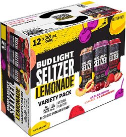 Bud Light Lemonade Seltzer - 12x355ml - Save $2.00