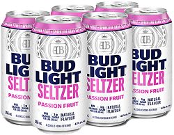 Bud Light Seltzer -Passionfruit - 6x355ml - Save $1.65