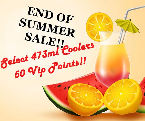 Assorted 473ml Cooler - 50 VIP POINTS!