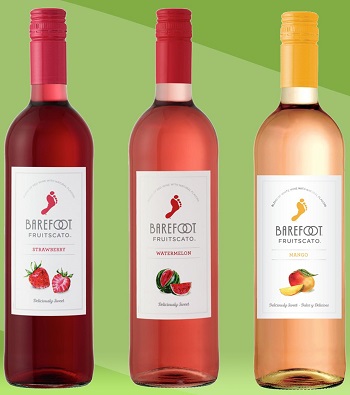 BMG_Feb21_Fruitscato_btl_lineup Barefoot Fruitscato - Strawberry/Watermelon/Peach - 750ml- Save $1.60/EA