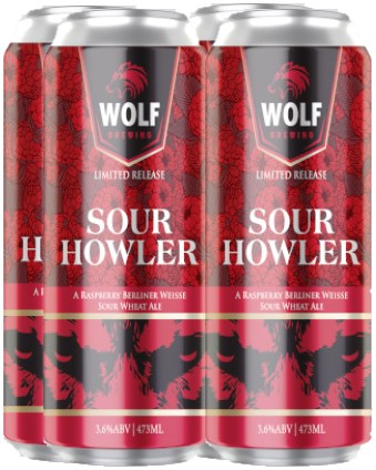 Wolf Brewing - Sour Howler Raspberry - 4x473ml