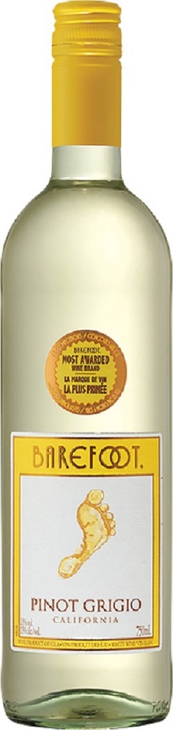 BrftPinotGrigio750 Barefoot - Pinot Grigio - 750ml - Save $1.60