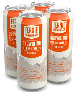 Fernie Snowblind 4AL Fernie Brewing - Belgian Style IPA - 4AL - Save $2.30