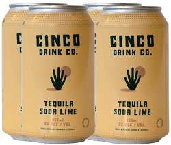 Cinco - Tequila Lime - 4AR - Save $2.00