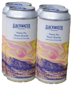Slackwater Brewing - Peach Shandy - 4AL - Save $2.00