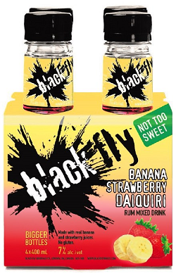 Black Fly - Strawberry/Banana Daiquiri - 4PB - Save $1.65