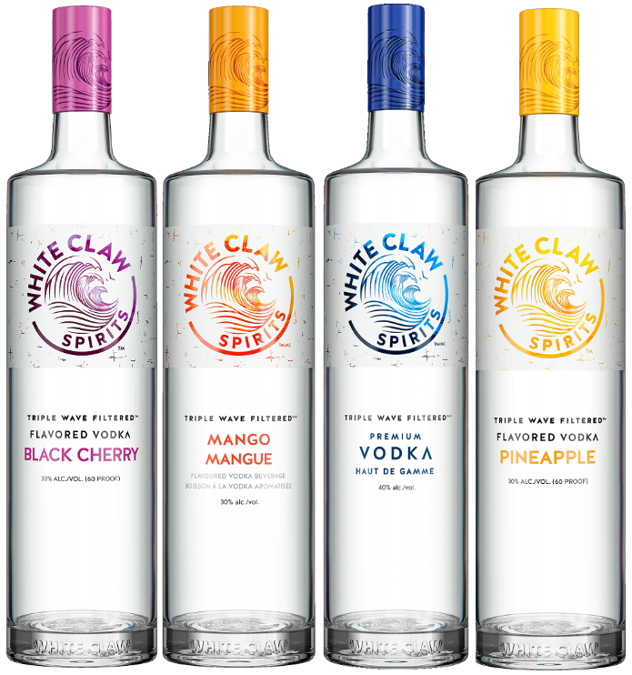 White Claw Vodka - Orig./Mango/Pineapple & BlackCherry - 750ml - Save $3.15