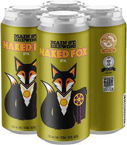 Main Street Brewing - Naked Fox IPA - 4AL